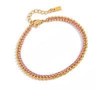 SEAYACK Bracelets Empilables Élégants avec Trombone avec Breloque en Forme De Cœur Bijoux Réglables pour Femmes Accessoire Tendance Léger Empilable Quotidien