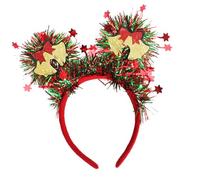 SEAYACK Christmas Star Headwear For Holiday Parties Comfortable Design Hair Hoop Plastic And Polyester Accent Decoration Polyester Christmas Hairpin