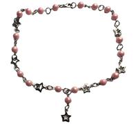SEAYACK Collier ras du cou chapelet gothique fait à la main unique et tendance d'inspiration rétro Bijoux pour femme Chaîne clavicule, Cross pendant, Métal