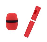 SEAYACK Couvercle De Remplacement Poignée en Caoutchouc pour Manchon Protection Antidérapant pour Scène Extérieure Dispositif Chant KTV Protecteur Microphone KTV
