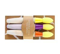 SEAYACK Faites-Le Vous-même Le Pack De Pinceau À Craie Trottoir 3 pour l'art Vibrant sur Diverses Surfaces Brosse Craie Lavable