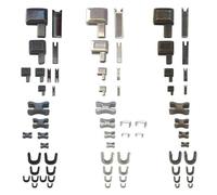 SEAYACK Zips Réparation Définir Zips Correction D'insertion Remplacement Pin À Fermeture Éclair À Glissière Inférieure Stopper pour Les Vêtements Couture Jeans # 3# 5# 8# 10