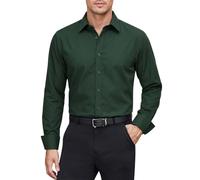 SEAYIJIA Chemise Homme Manches Longues Repassage Facile Stretch | Coupe Régulière, Unie et élégante, Parfaite pour vos Journées de Travail ou vos Rendez-vous Professionnels