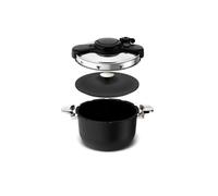 seb autocuiseur 6l inox noir P4810700 clipso minut tempo