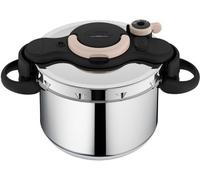 SEB Autocuiseur Cocotte-minute ClipsoMinut' Éco Compact+ P4904831 7,5L Inox miroir poignée argile