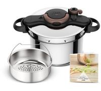 SEB Cocotte-minute ClipsoMinut' Gourmande P4624877 7,5 L Acier inoxydable poli effet miroir