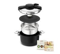 Autocuiseur SEB cocotte 3 en 1 TEMPO 6L noir