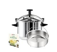 Seb Cocotte-minute 8 L, 5/8 personnes, Induction, Autocuiseur inox, Livre de recette inclus, Fabriqué en France, Authentique P0531100