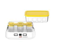 SEB La Yaourtiere 2 Avec écran LCD 2 Programmes automatique Yaourt 8 pots Fromage Blanc Frais 1 L Livret de recettes inclus YG500210