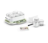 SEB Yaourtiere 6 pots. 6 programmes dont 1 mode express. Yaourts et desserts maison. Utilisation simple. Fabriqué en France YG660A11