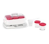 Seb Multidélices Express YG660100 yaourtière rouge compacte 6 pots en verre 140 ml 5 programmes automatiques sans BPA
