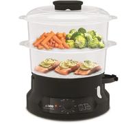Seb, Minicompact, Cuiseur vapeur, 6 L, 2 bols empilables, Arrêt auto VC139800