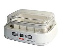 SEB YG500100 Yaourtière « la Yaourtière » 2 - 8 pots en verre et 1 bac 1 L - Blanc