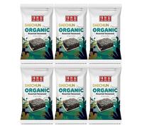 Seba Garden Organic DAECHUN (Choi's1) Seaweed Snacks, Original, Nori Leaf, Product by Korea Premium Great, Pack of 12