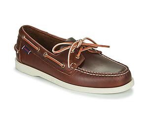 Sebago Chaussures bateau PORTLAND WAXED in Marron 40