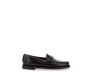 Sebago - Chaussures Plates Bordeaux Classiques pour Femmes - Femme - Chaussures - Rouge - Taille: 39 EU
