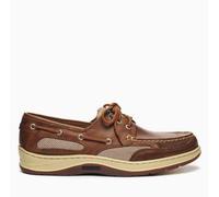 Sebago Clovehitch Cuir Ciré Bateau Pour Hommes Couleurs Assorties NEUF