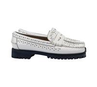 Sebago - Dan Lug Studs Moccasin - Femme - Chaussures - Blanc - Taille: 38 EU