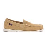 Sebago mocassin homme beige en pur cuir suédé - 7.5