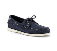 Sebago Chaussures bateau Docksides Bleu Cuir nubuck Semelle caoutchouc Taille 41 Homme