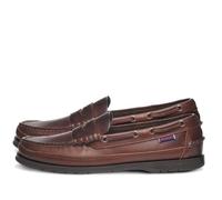 Sebago Endeavor, Chaussures bateau pour homme, Gomme marron, 43.5 EU
