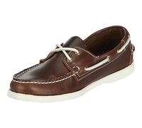 Sebago Homme Docksides Portland Waxed Chaussures bateau, Marron Brown White A02, 40 EU