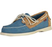 Sebago Homme Spinnaker NBK-FGL Chaussures Bateau, Blue Navy-Off White, 43 EU