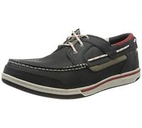 Sebago Hommes Triton Three Eyelets NBK Chaussures de Bateau, Bleu Blue Navy 908, 44 EU