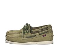 Sebago Men's Portland Flesh Out Loafers Green in Size 43.5