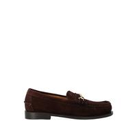 Sebago - Mocassin en daim marron avec pince métallique - Femme - Chaussures - Brun - Taille: 38 1/2 EU