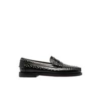 Sebago - Mocassins en cuir cloutés - Femme - Chaussures - Noir - Taille: 36 EU