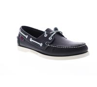 Sebago Portland Docksides chaussures bateau pour hommes en cuir bleu
