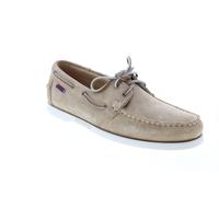 Sebago Portland Flesh Out chaussures bateau pour hommes en suede bronzage