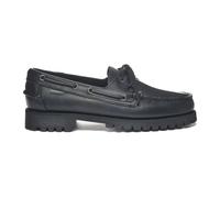 Sebago - Ranger Waxy Leather Moccasin - Homme - Chaussures - Noir - Taille: 46 EU