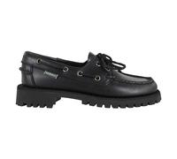 Sebago - Ranger Waxy Leather Moccasins - Femme - Chaussures - Noir - Taille: 36 EU