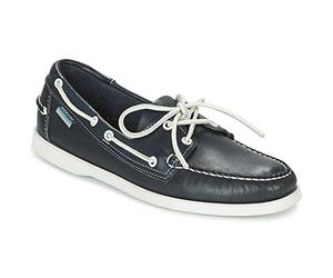 Sebago Spinnaker/Black/Brown B72871 Mocassins pour Homme, Cuir Bleu Marine, 44 EU
