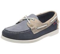 Sebago Spinnaker, Chaussures bateau homme - Bleu (Navy/Off White/Blue) - 40 EU