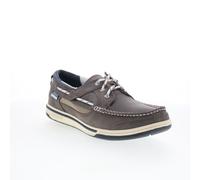 Sebago Triton Three Eyelets Nubuck chaussures bateau pour hommes en nubuck brown