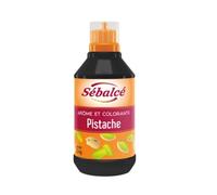 Sébalcé Arôme Naturel de Yuzu, de Fèves de Tonka, d'Orange, de Citrons, Arôme et Colorants Framboise, Fraise, Amande Amère, Pistache 500g/Flacon (1 flacon, Arôme et colorants Pistache)