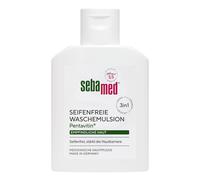 Sebamed Émulsion de lavage sans savon 50 ml, format de voyage pratique pour les déplacements, nettoyage sans savon pour les peaux sensibles, renforce la barrière cutanée, convient pour le nettoyage