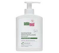 Sebamed Émulsion de lavage sans savon avec distributeur de 200 ml, nettoyage sans savon pour peaux sensibles, renforce la barrière cutanée, convient pour le nettoyage des mains, du visage et du corps