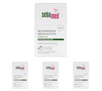 Sebamed Nettoyant sans savon 150 g, avec vitamine E, pour un nettoyage quotidien doux et en profondeur des peaux sensibles, convient pour le nettoyage des mains, du visage et du corps (Lot de 4)