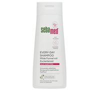 Sebamed Shampoing Every-Day 200 ml pour homme et femme, nettoyage en douceur sans savon pour cuir chevelu sensible, particulièrement doux grâce à la formule tensioactive sucrée, convient à tous les
