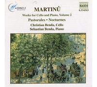 Sebastian Benda - MARTINU: Works for Cello and Piano, Vol. 2