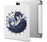 Sebastian Ciel Phantomhive Black Butler Étui Pour Ipad Pro 2021 Avec Plumier, Résistant Aux Chocs, Mise En Veille/Réveil Automatique, Housse De Protection Transparente Pour Tablette 11 Pouces