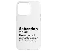 Sebastian, comme Un Gars Normal, Seulement Une légende Plus Cool, King First Coque pour iPhone 15 Pro Max