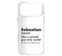 Sebastian, comme Un Gars Normal, Seulement Une légende Plus Cool, King First Coque pour iPhone 17 Pro Max