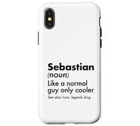 Sebastian, comme Un Gars Normal, Seulement Une légende Plus Cool, King First Coque pour iPhone X/XS