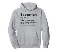 Sebastian, comme Un Gars Normal, Seulement Une légende Plus Cool, King First Sweat à Capuche