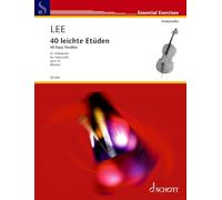 Sebastian lee : 40 leichte etudes opus 70 - 40 easy studies - violoncelle